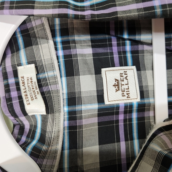 Peter Millar Men's Plaid Button Down Shirt - - Picture 3 of 6